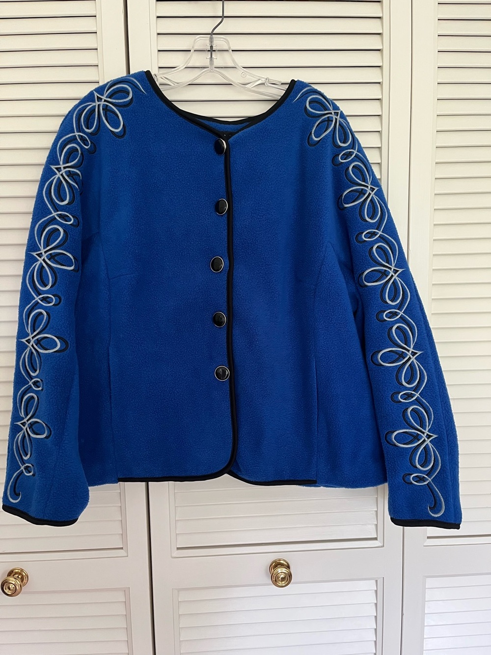 Bob Mackie Fleece jacket